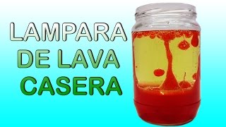 Como Hacer Una Lámpara De Lava Casera Fácil  FunKeep [upl. by Ameerak]