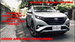 2019 Toyota Rush 15 G AT  Owner’s Review after 1 Year of Ownership [upl. by Paulette73]