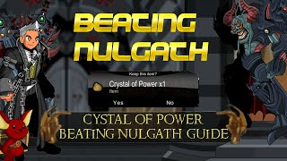 AQW Crystal Of Power Guide  How to Beat Nulgath Everytime [upl. by Flight]