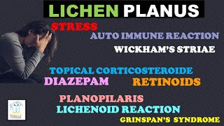 LICHEN PLANUS CauseClinical features amp treatment [upl. by Sinnaoi]