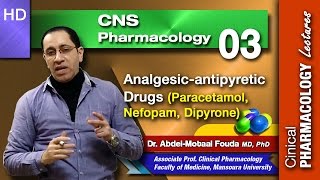 CNS Pharmacology Ar  03  Analgesicantipyretic drugs [upl. by Ryan]