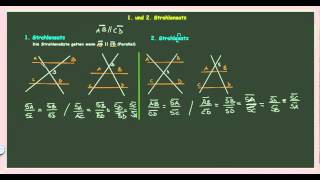 1 und 2 Strahlensatz [upl. by Sisak]