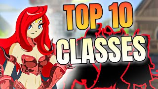 TOP 10 CLASSES IN AQW 2024 [upl. by Eninnaej]