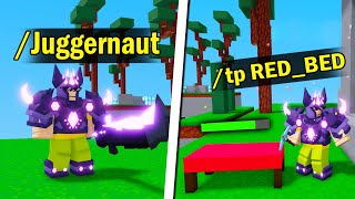 SECRET COMMANDS TUTORIAL Roblox BedWars [upl. by Riabuz]