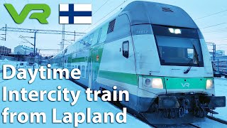 Finnish daytime Intercity train from Lapland to Tampere and Helsinki [upl. by Ellehcin]