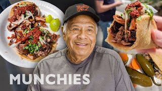 The Taco Master of East LA  Street Food Icons [upl. by Ahtanaram240]