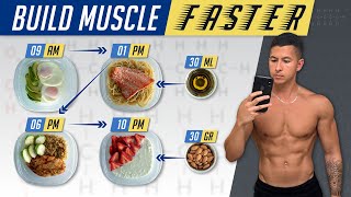 The Best Meal Plan To Build Muscle Faster EAT LIKE THIS [upl. by Gunner]