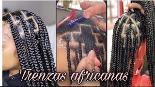 TRENZAS AFRICANAS PASÓ A PASO😻soribel mueses [upl. by Selden]