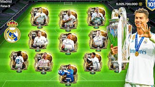 I Made 2018 Prime Real Madrid Squad In FC Mobile 25 [upl. by Nabroc]