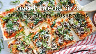 LAVASH BREAD PIZZA [upl. by Enorahs769]