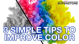 3 Simple Tips To Improve Colors on Your DTF Printer [upl. by Alithea137]