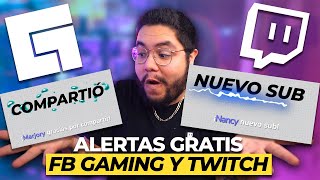 ¡Alertas GRATIS para directos en Facebook Gaming y Twitch Streamelements y Streamlabs  Duodedos [upl. by Ernest229]