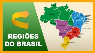 Regiões do Brasil  Localização dos estados  Mapa do Brasil [upl. by Uuge]