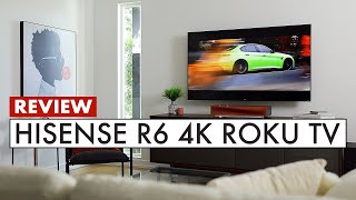 EASY TO USE 4K TV Hisense R6 TV Review  Roku Best CHEAP TV for 2020 [upl. by Ertemed]