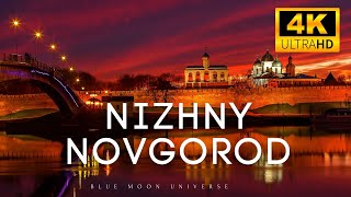 Nizhny Novgorod Russia 🇷🇺  4K ULTRA HD [upl. by Bret]