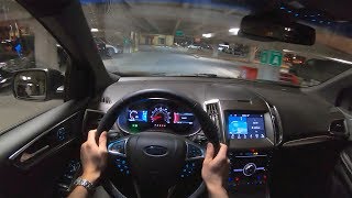 2019 Ford Edge ST  POV Test Drive Binaural Audio [upl. by Sikras646]