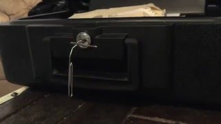 How to break into a Sentry Safe with a paper clip [upl. by Aubine]