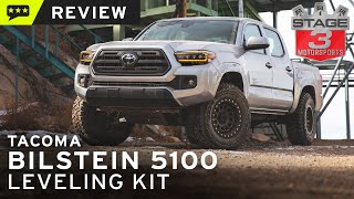 20162020 Toyota Tacoma Bilstein 5100 Leveling Kit Review [upl. by Airat]