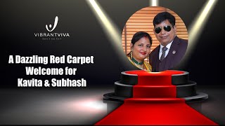 Dazzling Red Carpet Welcome  VIP Treatment for Executive Diamonds  Kavita amp Subhash  VibrantViva [upl. by Mitzl]