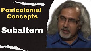 Subaltern Postcolonial Theory concepts  Postcolonialism [upl. by Giesser587]