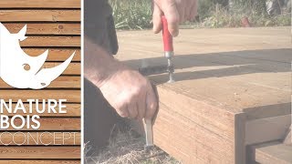 Tuto terrasse bois  Les Finitions [upl. by Corabelle]