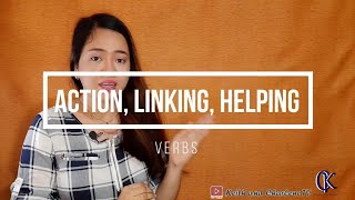 3 Types of Verbs  Action Linking Helping [upl. by Diskson]