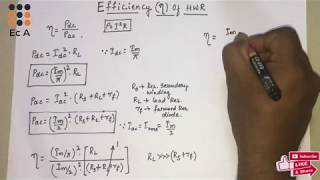 120 Efficiency of Half wave rectifier  EC Academy [upl. by Akirehs458]