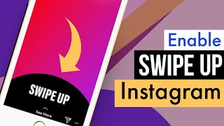 How to enable swipe up in Instagram stories  100 Working [upl. by Englis]