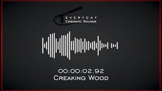 Creaking Wood  HQ Sound Effects [upl. by Delanie678]