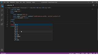 1 Crear una página Web con Visual Studio Code [upl. by Erdnoed949]