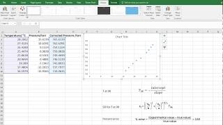 Using Excel for gas law calculations [upl. by Crellen]