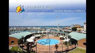 Cattolica Italy  Live Webcam from Residence FIORELLA [upl. by Analos84]