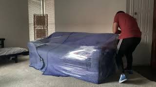 How to Move Furniture How to Properly Wrap a Couch or Sofa [upl. by Culley]