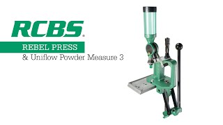 RCBS Rebel Press and Universal Powder Measure 3 [upl. by Iinde]