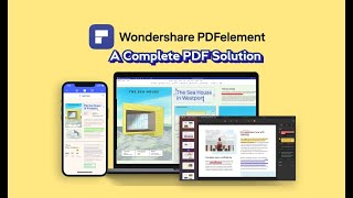 A Complete PDF Solution  Wondershare PDFelement [upl. by Cassil]