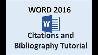 Word 2016  Bibliography References and Citation  How to Add Insert Make a Reference in Microsoft [upl. by Baum]