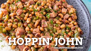 Hoppin John Slow Cooked Black Eyed Peas [upl. by Zoilla212]