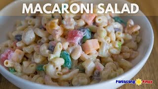 Filipino Sweet Macaroni Salad  Panlasang Pinoy [upl. by Cram7]