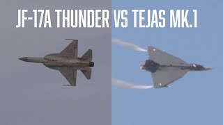 JF17 vs Tejas  Dubai Airshow 2023 [upl. by Adriell]