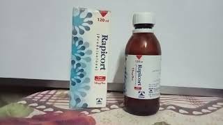 Syrup Rapicort Uses Benefits and disadvantages in Urdu  Prednisolone Uses [upl. by Allenotna134]