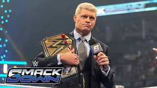 FULL SEGMENT The Rock entices Cody Rhodes to accept his offer at Chamber SmackDown Feb 28 2025 [upl. by Julide]