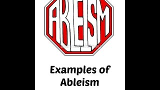 Examples of Ableism [upl. by Raymond692]