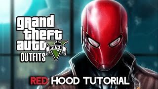 GTA 5 Online Outfits  RED HOOD Outfit Tutorial [upl. by Olumor]