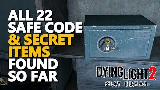 All Safe Code Dying Light 2 [upl. by Tijnar698]