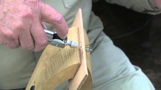 How To Use The Sewing Awl Kit On Leather [upl. by Shorter364]