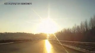 Chelyabinsk Russia meteorite explosion [upl. by Landing]