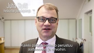 Ota kantaa Keskustan periaateohjelmaan [upl. by Irrej]