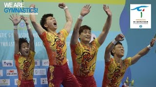 HIGHLIGHTS  2016 Acrobatic Worlds Putian CHN – Mens Groups  We are Gymnastics [upl. by Tnirb]