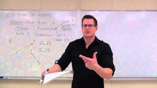 Calculus 3 Lecture 111 An Introduction to Vectors [upl. by Sarge]