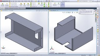 SolidWorks Sheet Metal Practice Exercises for Beginners  1 [upl. by Atikat]